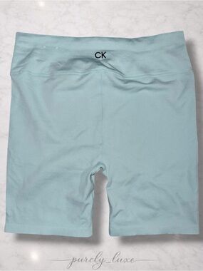Calvin Klein Performance Mint Seamless ribbed Bike Shorts